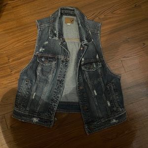 American Eagle Denim Vest